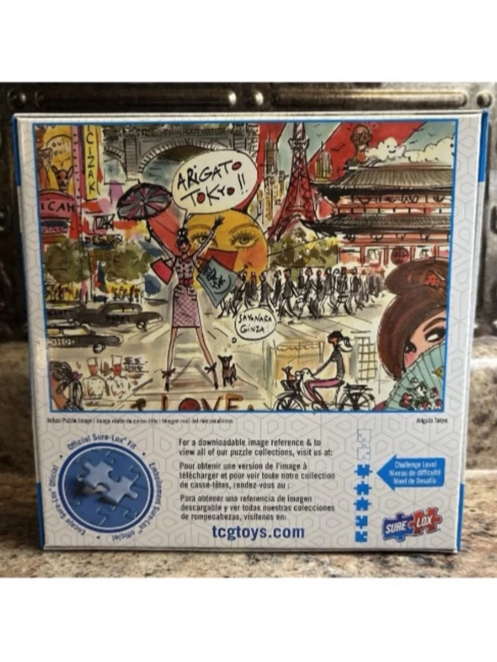 NEW Sure Lox 1000 Piece Puzzle Ooh La La Arigato Tokyo Pop Art